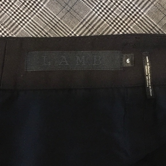 L.A.M.B. (Gwen Stefani) Plaid Zipper Skirt 🖤💞 - Picture 5 of 5